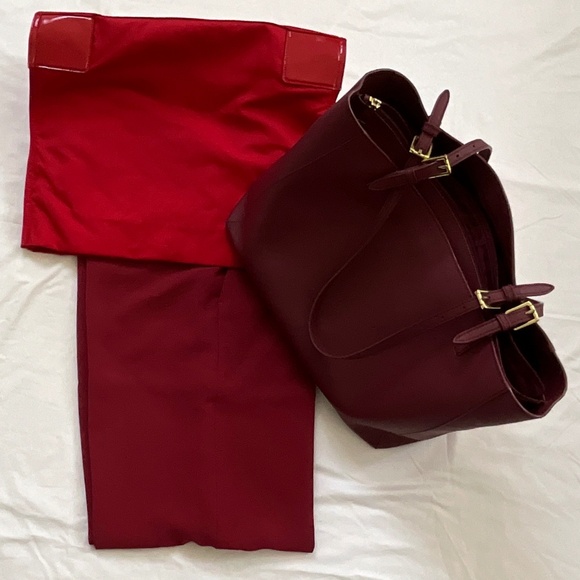 NWT ARITZIA Wilfred Effortless Pants Size 4 Wine Red - Picture 11 of 15